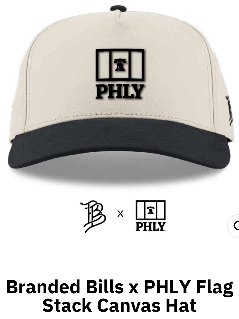 Branded Bills x PHLY Flag Stack Canvas Hat